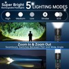 TrixHub Rechargeable Flashlights 2 Pack, Super Bright High Lumens Flash