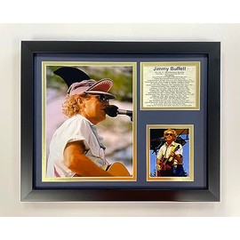 Legends Never Die, Inc. Jimmy Buffet | 12"x15" Framed Photo Collage