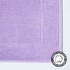 HOMESCAPES Imperial Plain Lilac Bath Mat 50 x 80 cm
