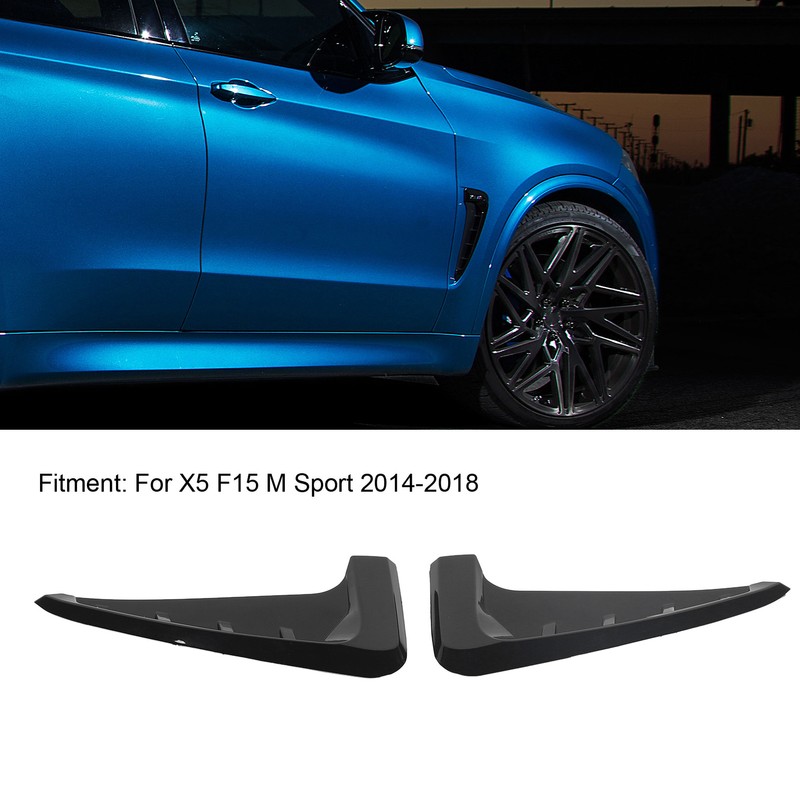 2PCS Car Front Side Air Vent Cover Decorative Gills Side