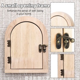 2PCS Wooden Door Light Switch Cover Receptacle Plate Protector with strong adhesive on the back, easy to install, no drilling required, stable and reliable, Home Decoration