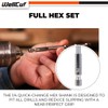 12 Piece Steel Drill Bit Set, hex Shank high Speed