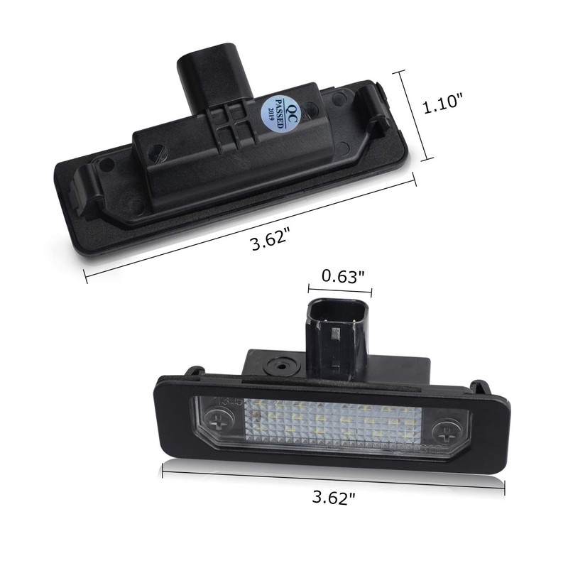 RUXIFEY LED License Plate Light Lamps Compatible with 2009 to