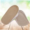 2Pcs 1Cm Height Increase Half Insoles Comfortable Leather Inserts for