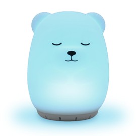 Mindfulness 'Breathing Bear' | 4-7-8 Guided Visual Meditation Breathing Light | 3 in 1 Device with Night Light & Noise Machine for ADHD Anxiety Stress Relief Sleep - Gift Kid Adult Women Men