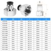 QUARKZMAN 5pcs Push to Connect Fittings 8mm Pipe Outer Diameter