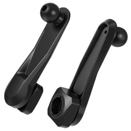 Xelsluthe 2 Pack Ball Joint Extension Arm, 17mm Ball Magnetic Female to Male Head Car Phone Mount Extension for Car Air Outlet Vent Phone Stand GPS Mount Holder Dash Camera Handle Hook Clamp