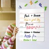 2 Pieces Magnetic Weekly Dry Erase Boards Erasable Weekly Calendars