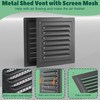 Memrita 12 x 12 Inch Attic Vent with Screen Mesh,