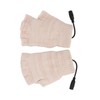 USB Heated Gloves Mitten Men Women Winter Knitted Fingerless Hand
