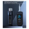 Dytabepl XLR Microphone Wireless Transmitter Receiver, UHF Wireless XLR Transmitter