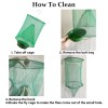 DKEP 8 Pack Ranch Fly Traps Outdoor Hanging Fly Trap