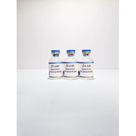 3 Pack Glass - 31 ml Research H2o with 0.9% Benzyl Made in USA