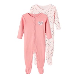 NAME IT Baby Girls' Pyjamas, Rosette