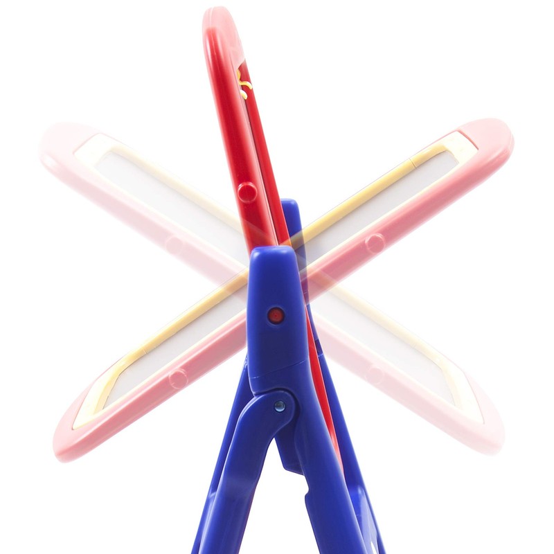 Crayola Qwikflip 2-Sided Kids Easel – 360° Rotating Magnetic Whiteboard
