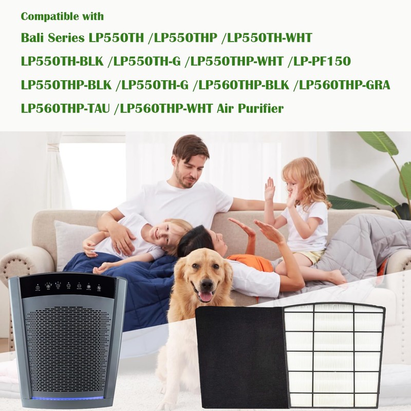 LP-HF550P Filter LP550TH LP550THP LP560 Air Purifier with 1 Pack