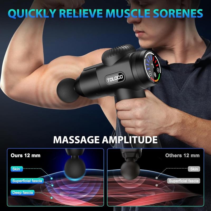 Massage Gun EM26 Experience powerful deep tissue relief,Featuring 10 massage