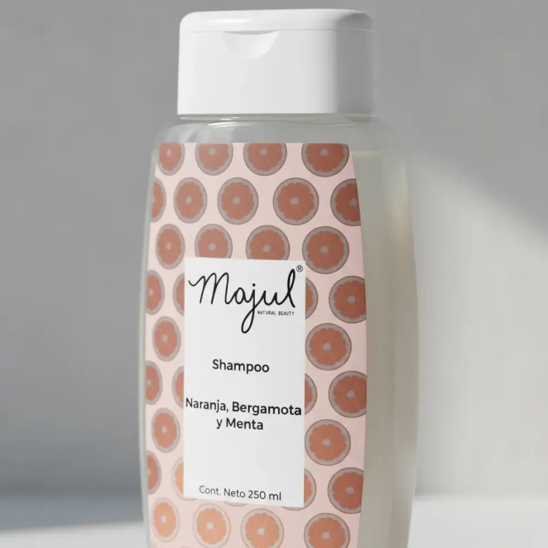 Shampoo Majul Extracto De Naranja, Bergamota Y Menta 250ml