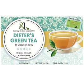 Dieter's Green Tea (Regular Strength) (20 Tea Bags) (4-Pack)…