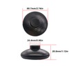 weideer 2Pcs Floor Foot Switch Round Inline Foot Pedal Lamp