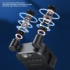 Stereo Microphone Light 10 Levels Brightness Dual Mic Fill Lamp