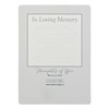 Female/Girl Graveside Memorial Card Plastic coated and Waterproof 16.5cm x