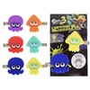 Sunart SPT-1173 Splatoon 3 Bangs Clip, Squid Orange x Octopus