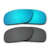 ACOMPATIBLE Replacement Polarized Ice Blue and Grey Lenses for Oakley