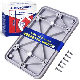 Repair Kit for the Maintenance of the Heat Pump Tumble Dryer Cover with a Seal and 6 Screws 223x143x17,5 mm 00646776 646776 for Bosch - Kit Includes a Microfibre Cloth - Warranty 10 Years - MONTERAL