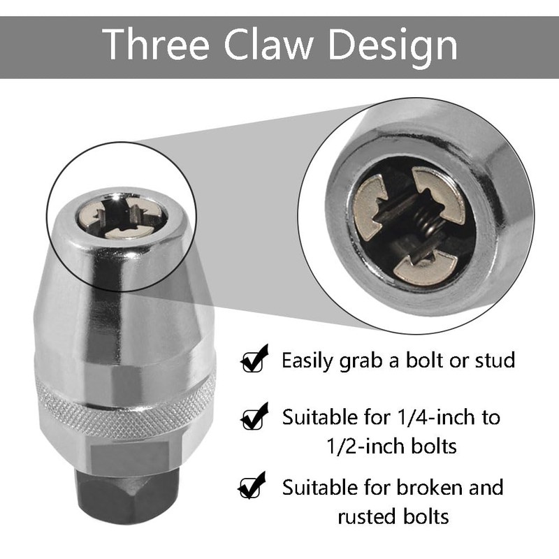 SeonFook Stud Remover, Damaged Bolt and Stud Extractor Tool Grips