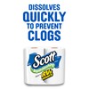 Scott Rapid Dissolving Toilet Paper, 4 Rolls (Pack of 12)