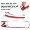 X AUTOHAUX 4pcs Chrome Plated ABS Exterior Side Door Handle