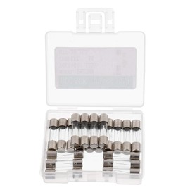 BOJACK F4AL125V 5x20 mm 4A 125V fuses 0.2x0.78 Inch 4 amp 125 Volt Fast-Blow Glass Fuses(Pack of 20 Pcs)