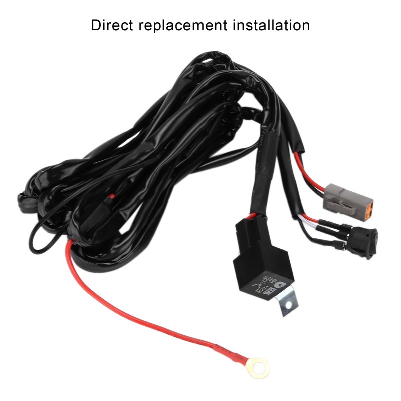 40A 12V Wiring Harness LED Spot Light Modification DT Interface