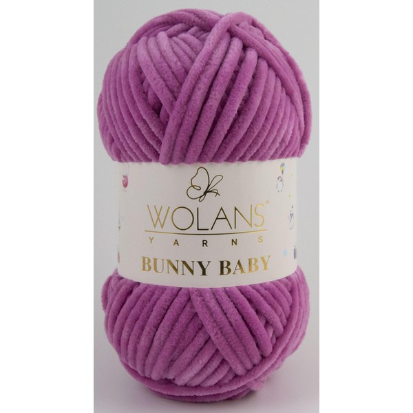 Wolans Bunny Baby Chenille Style Yarn Wool 70 Colours Available
