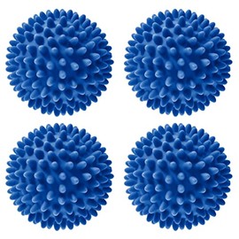 Handy Laundry Laundry Dryer Balls, Clothes Come Out Soft, Fluffy, Fewer Wrinkles & Less Static Cling, A Natural Alternative to Fabric Softener, Reduce Drying Time and Save on Energy, (Set of 4)