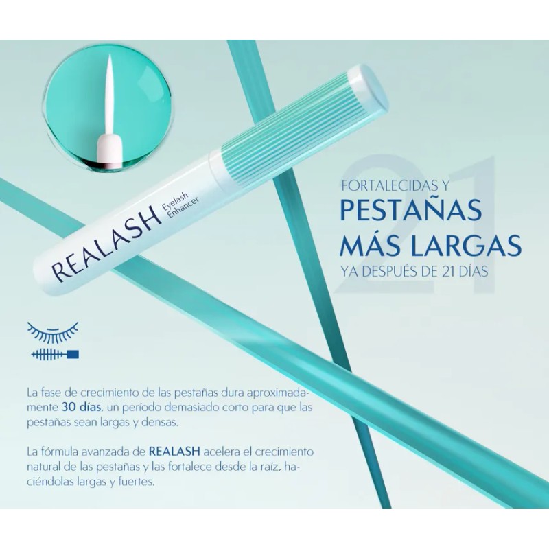 Realash Suero Alargador Pestañas Volumen, Fuerza Orphica 3ml