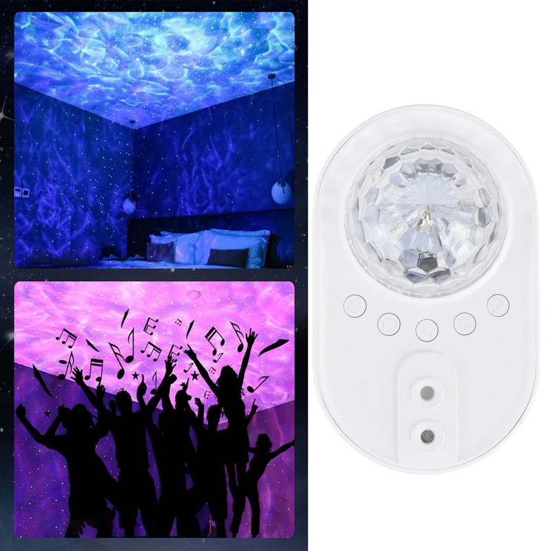 Uxsiya Spaceship Projection Lamp, USB Power Supply Multifunction Spacecraft Projection