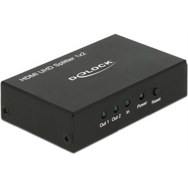 DeLOCK HDMI Splitter In > 2 x HDMI out, 4 K UHD