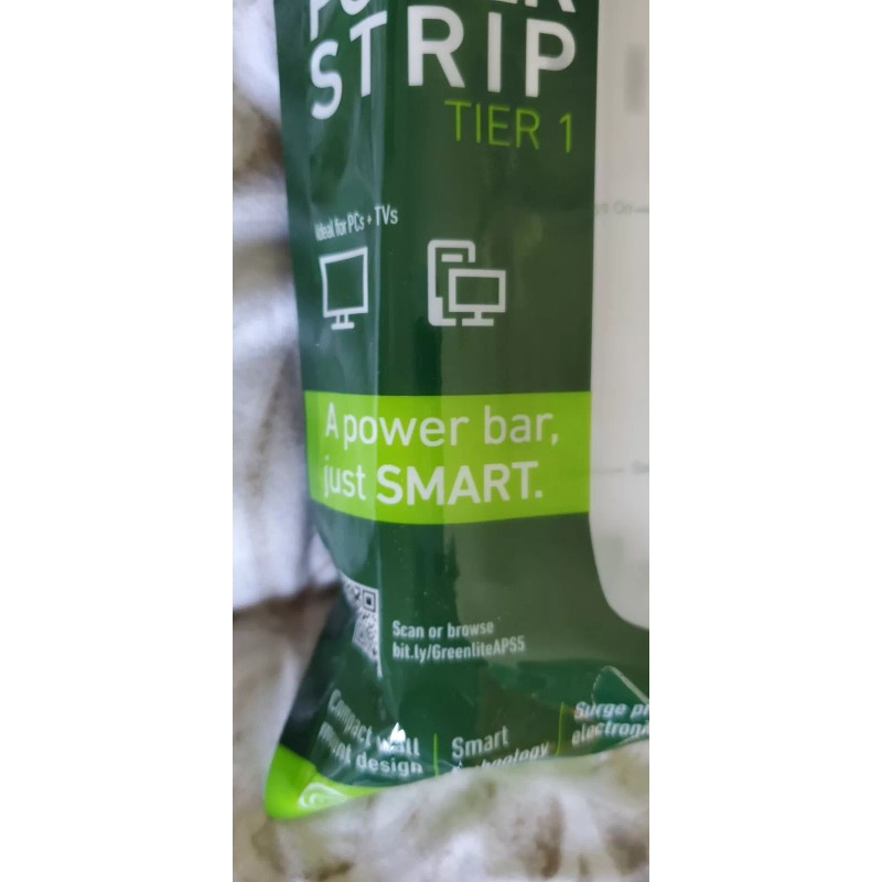 Greenlite 5 Outlet Advanced Power Strip Tier 1 New