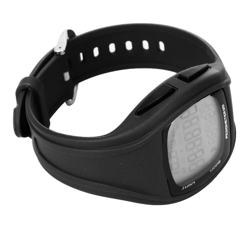 Multifunction Waterproof Intelligent Wrist Watch Sports Digital Step Counter WatchesBlack