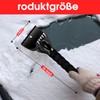 DOLILO 2 Stück Eiskratzer Auto, Scheibenkratzer Auto mit Ergonomischem Schaumstoffgriff,