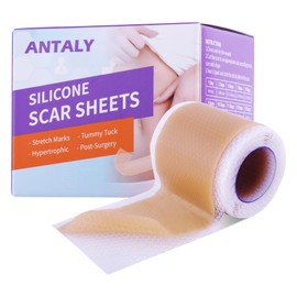 Silicone Scar Sheets,Silicone Scar Tape,Medical Grade Scar Tape for Surgical Scars,Keloid Bump Removal,C-Section,Stretch Marks,Tummy Tuck, Hypertrophic,Post-Surgery-1.6"X 59" Roll