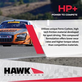 Hawk Performance HB712N.680 HP Plus Crossover Street/Motorsport Brake Pads