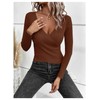 WDIRARA Women's Wrap V Neck Long Sleeve Cross Front Knitted