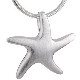 Vinani Starfish Pendant with Snake Chain 925 Sterling Silver Italy, ASD S 0