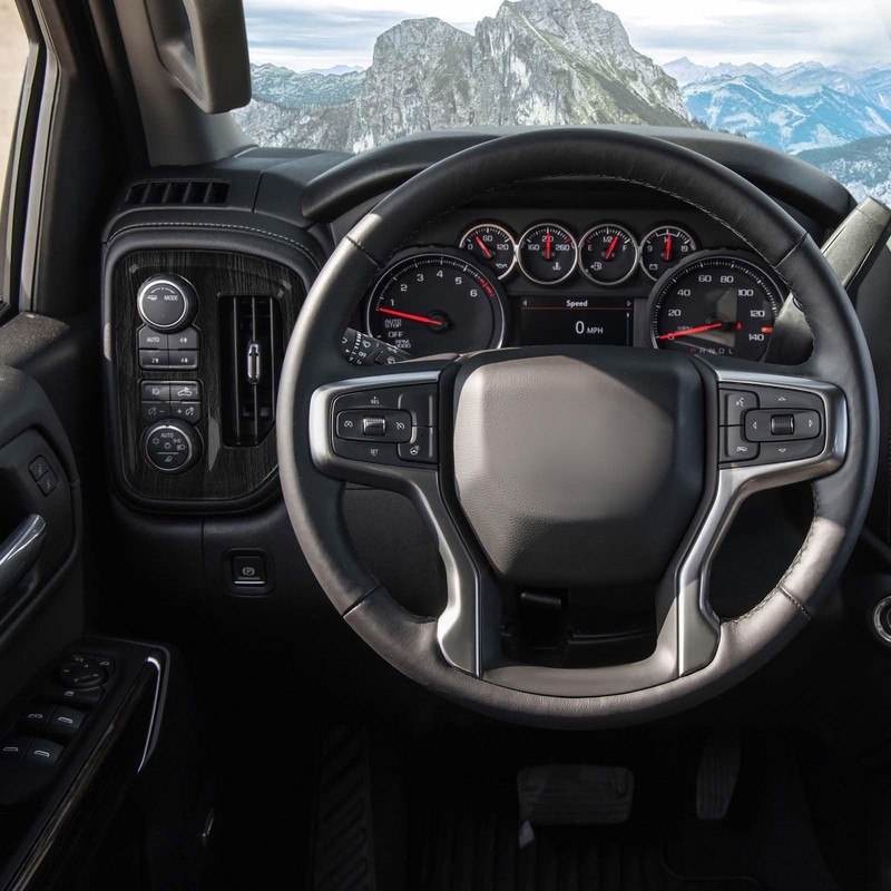 RT-TCZ for Silverado Dash Side Air AC Vents Cover Trim