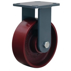 Hamilton R-WH-6MB Rigid Caster wth 6"x2" Metal Wheel