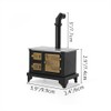 Odoria 1/12 Scale Miniature Stove Dollhouse Kitchen Accessories