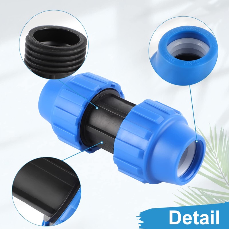 SWAWIS PP Fitting Screw Connection for PE Pipe 25 mm